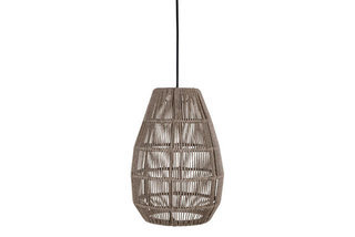 Pamir Pendant Lampshade - Droplet Beige Twist Product Image